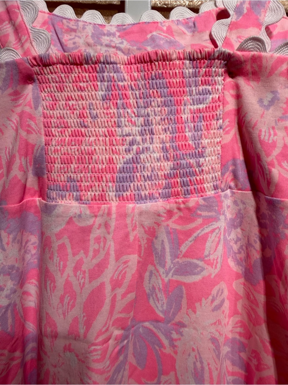 Lilly Pulitzer Rousseau Pink Zen Garden Dwyer Midi Dress women’s size XXS - Picture 5 of 11